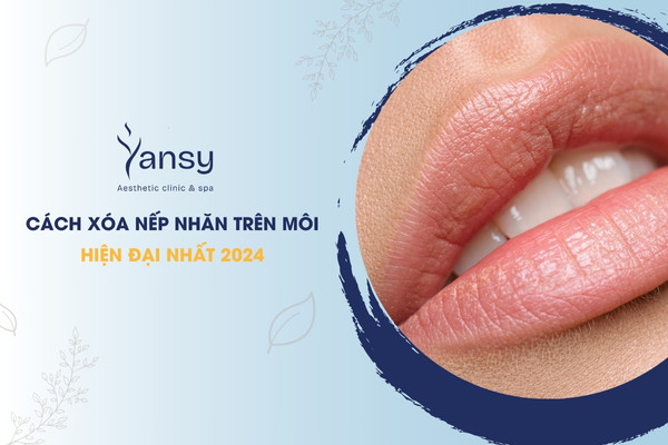 Xóa nếp nhăn trên môi